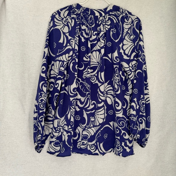 Lilly Pulitzer XS Elsa silk top - Picture 3 of 4